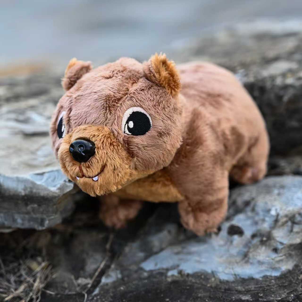 Lulu the screaming hyrax “AWAWA” hyrax plush - with built in sound