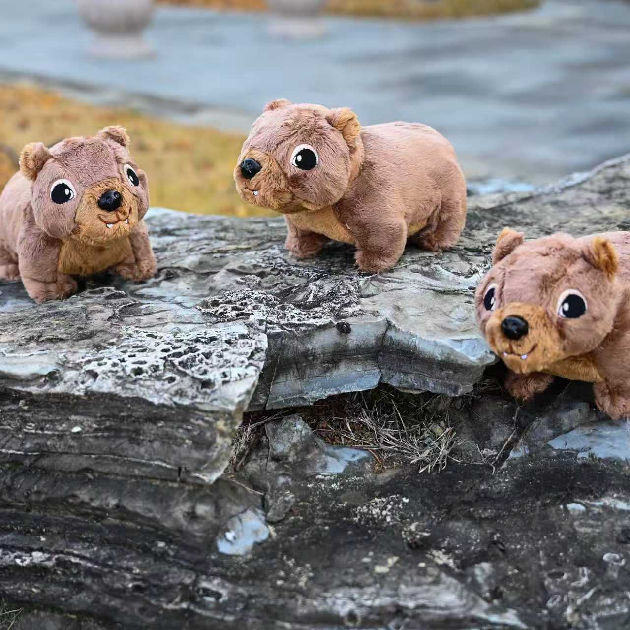 Lulu the screaming hyrax “AWAWA” hyrax plush - with built in sound