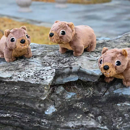 Lulu the screaming hyrax “AWAWA” hyrax plush - with built in sound