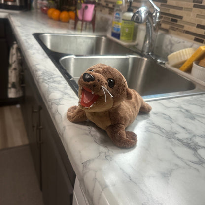 Skippy the silly sea lion plush - with built in sound!