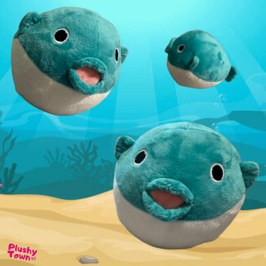 Poppy the pufferfish  - Plushy with built in sound - PRESALE