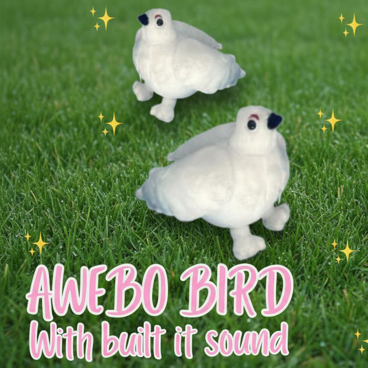 Awebo bird - with built in sound