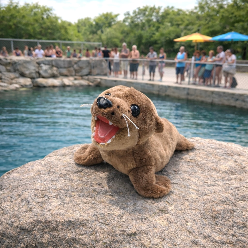 Skippy the silly sea lion plush - with built in sound!