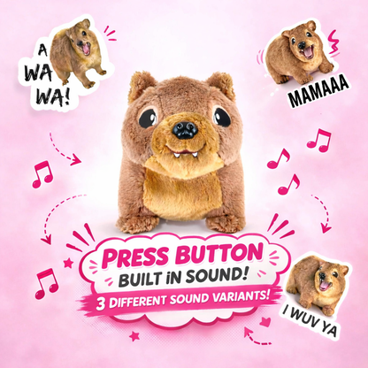 Lulu the screaming hyrax “AWAWA” hyrax plush - with built in sound