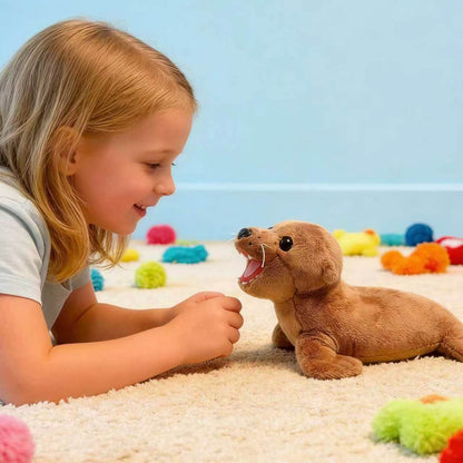 Skippy the silly sea lion plush - with built in sound!