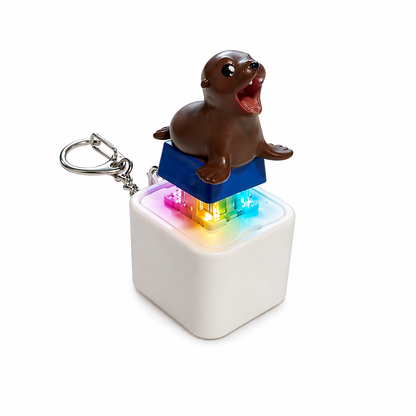 Sea lion clicker toy - with built in sound and lights