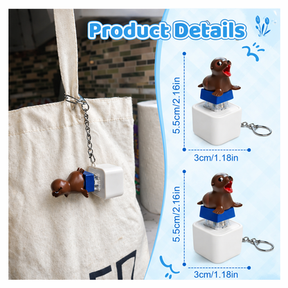 Sea lion clicker toy - with built in sound and lights