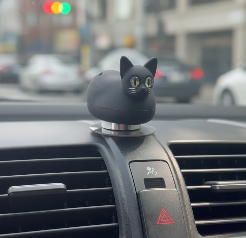 Cat fidget spinner toy - with built in sound