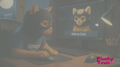 Catwifmask plush toy
