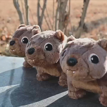 Lulu the screaming hyrax “AWAWA” hyrax plush - with built in sound